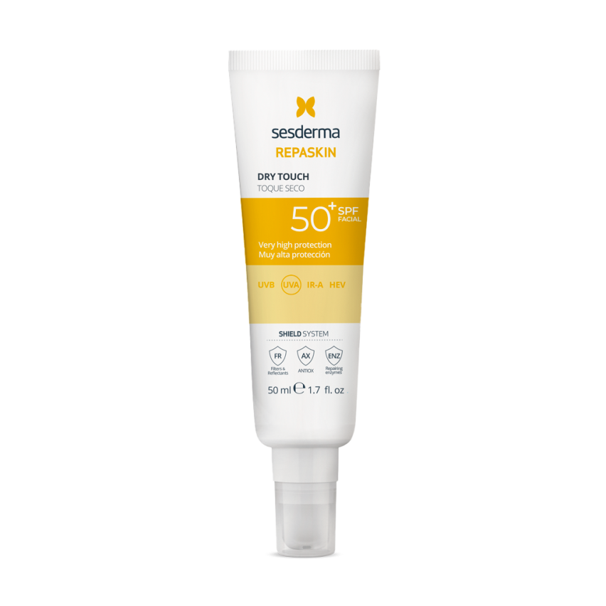 REPASKIN DRY TOUCH SPF50 Средство солнцезащитное с матовым эффектом для лица