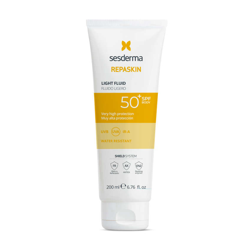 REPASKIN LIGHT FLUID SPF50 Флюид нежный солнцезащитный для тела 