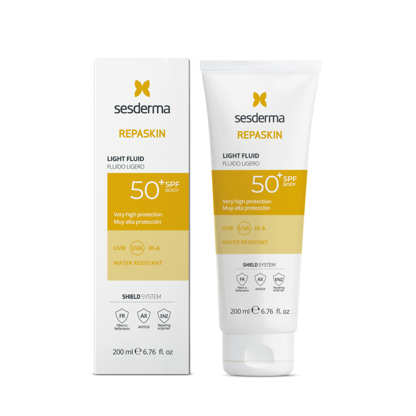 REPASKIN LIGHT FLUID SPF50 Флюид нежный солнцезащитный для тела 