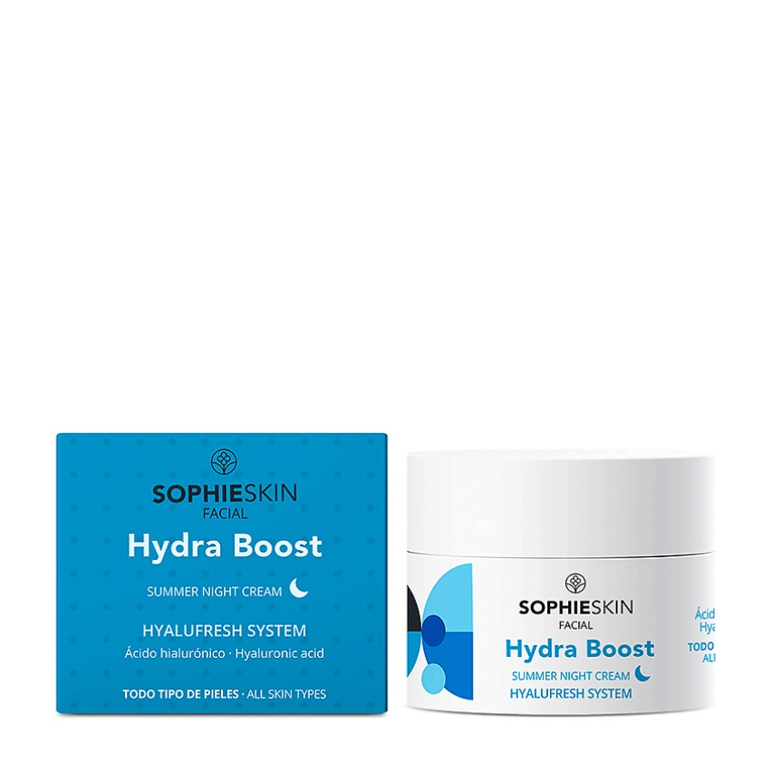 SOPHIESKIN Крем для лица увлажняющий ночной Hydra Boost, 50 мл