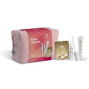 НАБОР LOOK LOVELY FACTOR G RENEW Крем-контур для глаз + SESLASH Сыворотка активатор роста + 24K Gold Маска-патч под глаза