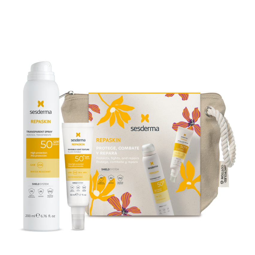 ПРОМОНАБОР: REPASKIN INVISIBLE LIGHT TEXTURE + REPASKIN TRANSPARENT SPRAY