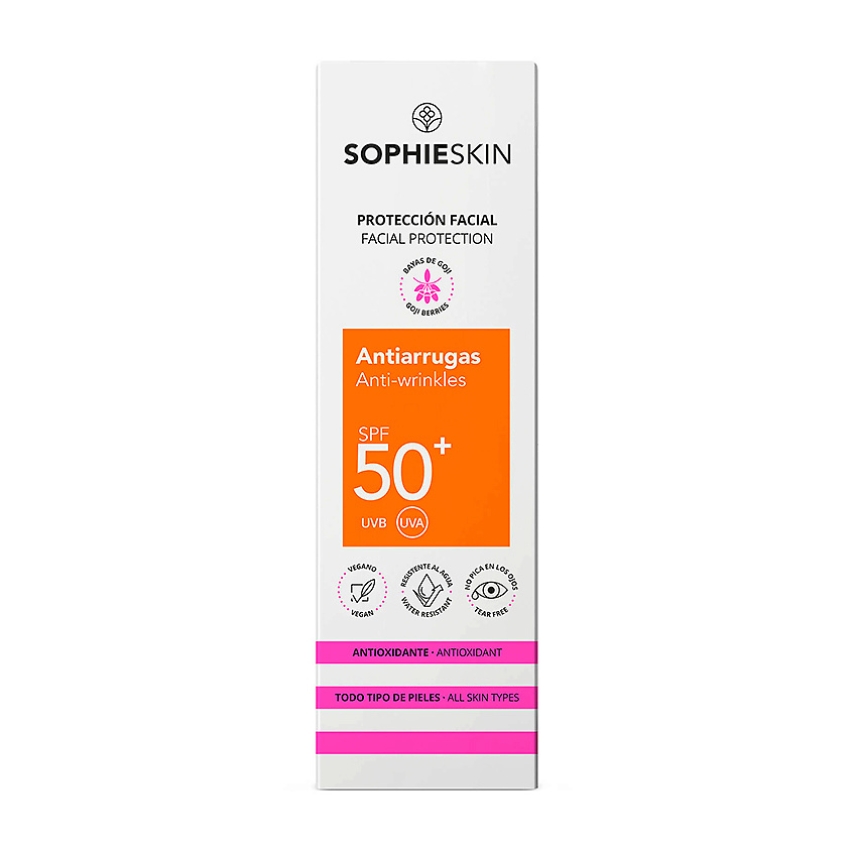 SOPHIESKIN Solar Крем для лица солнцезащитный против морщин SPF 50, 50 мл