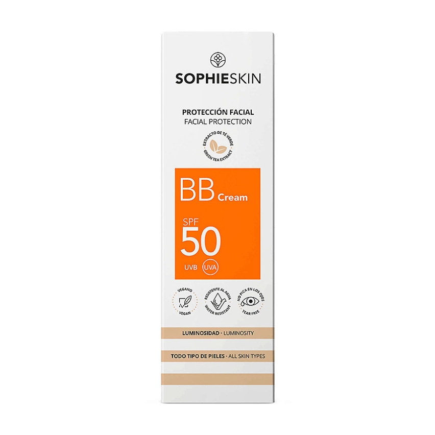 SOPHIESKIN Solar BB-крем для лица солнцезащитный тональный SPF 50, 50 мл