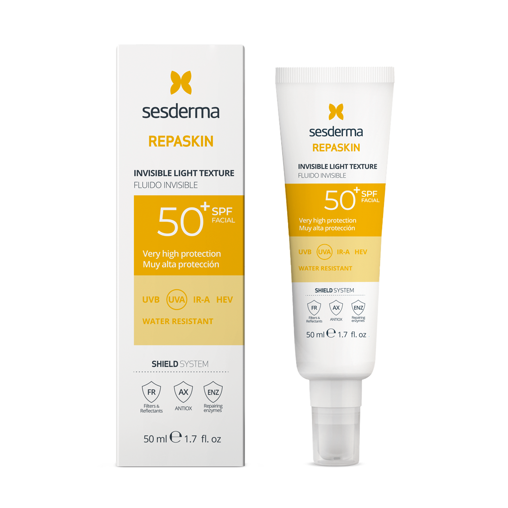 REPASKIN INVISIBLE LIGHT TEXTURE SPF 50 Сверхлегкое солнцезащитное средство для лица